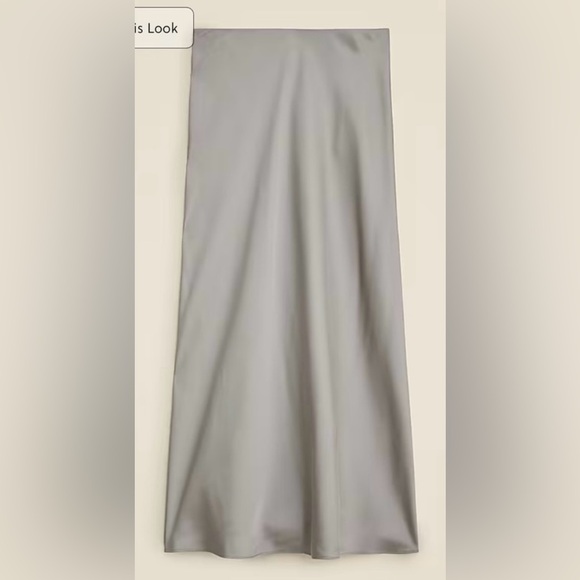 J.Crew Gwyneth slip skirt in vintage dove - Picture 4 of 9